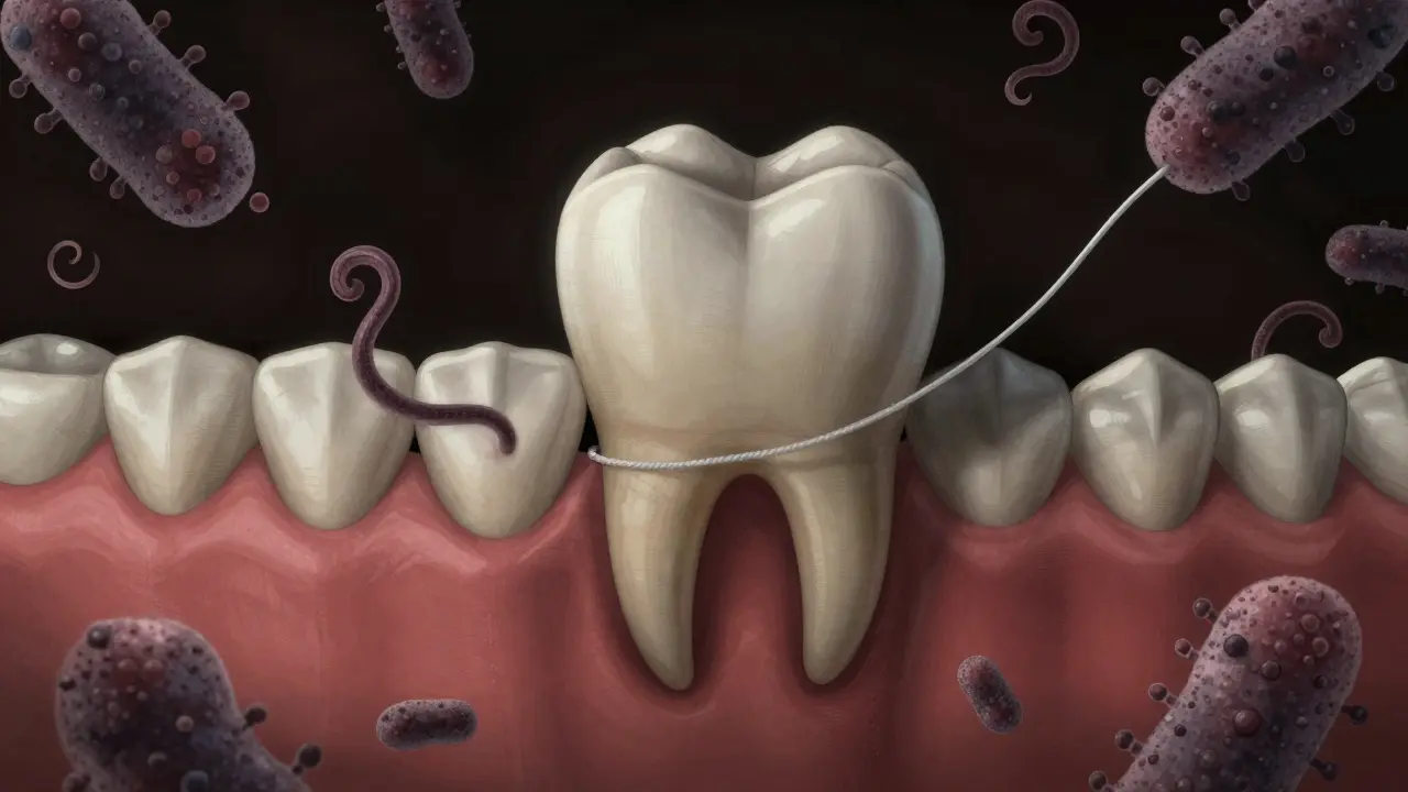 Skrytý kaz se šíří mezi zuby, bakterie v plaku ničí sklovinu