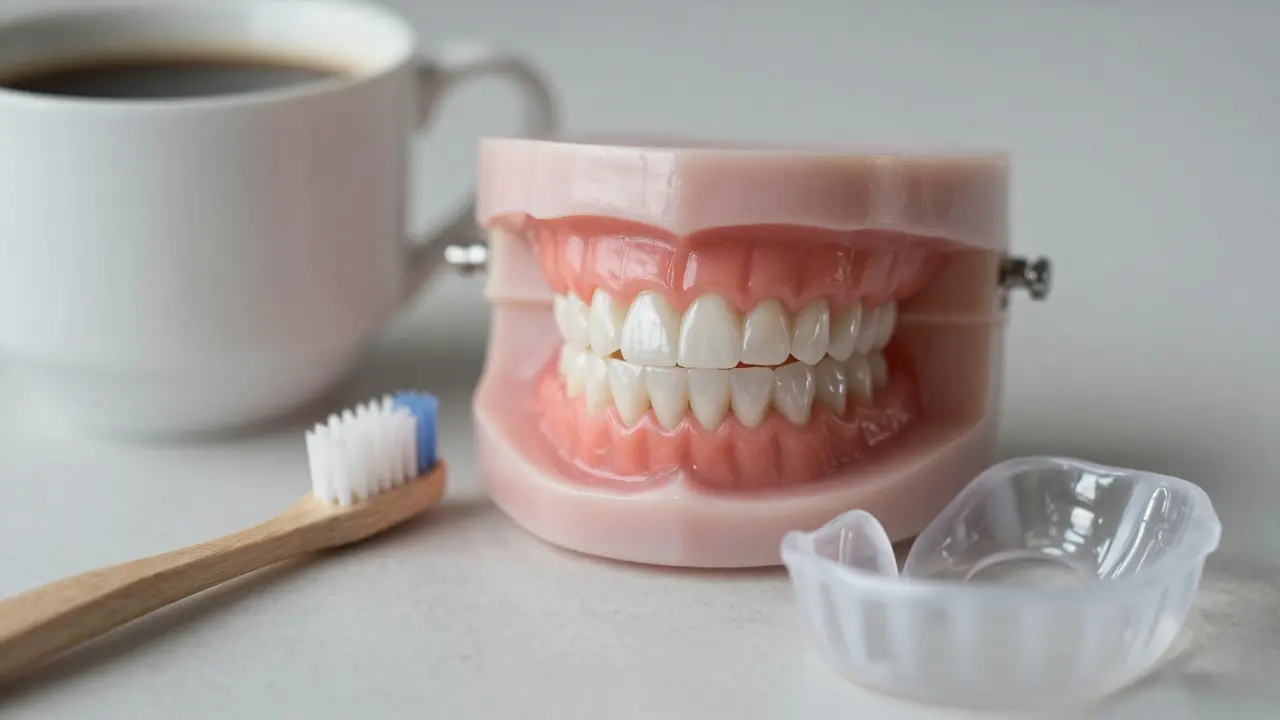 A bright, natural smile with ceramic veneers, symbolizing lasting aesthetic improvement.