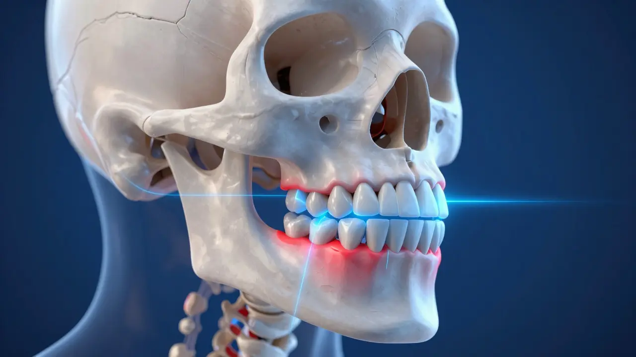 3D vizualizace správného zarovnání čelisti a zubů