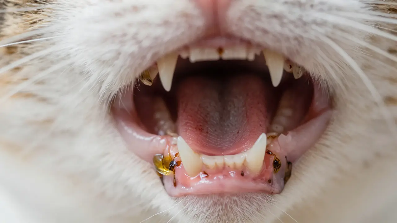 Jak odstranit zubní kámen u kočky: Bezpečné metody a kdy vyhledat veterináře