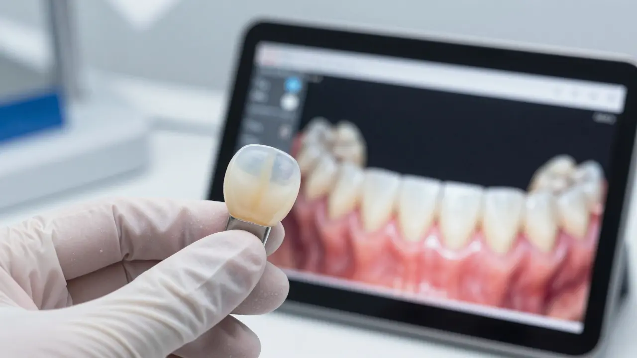 Keramická zubní fazeta a digitální plánování úsměvu