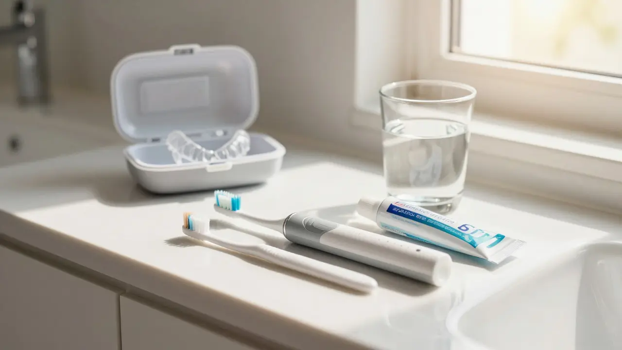 Příslušenství pro ústní hygienu a ochranu zubů doma