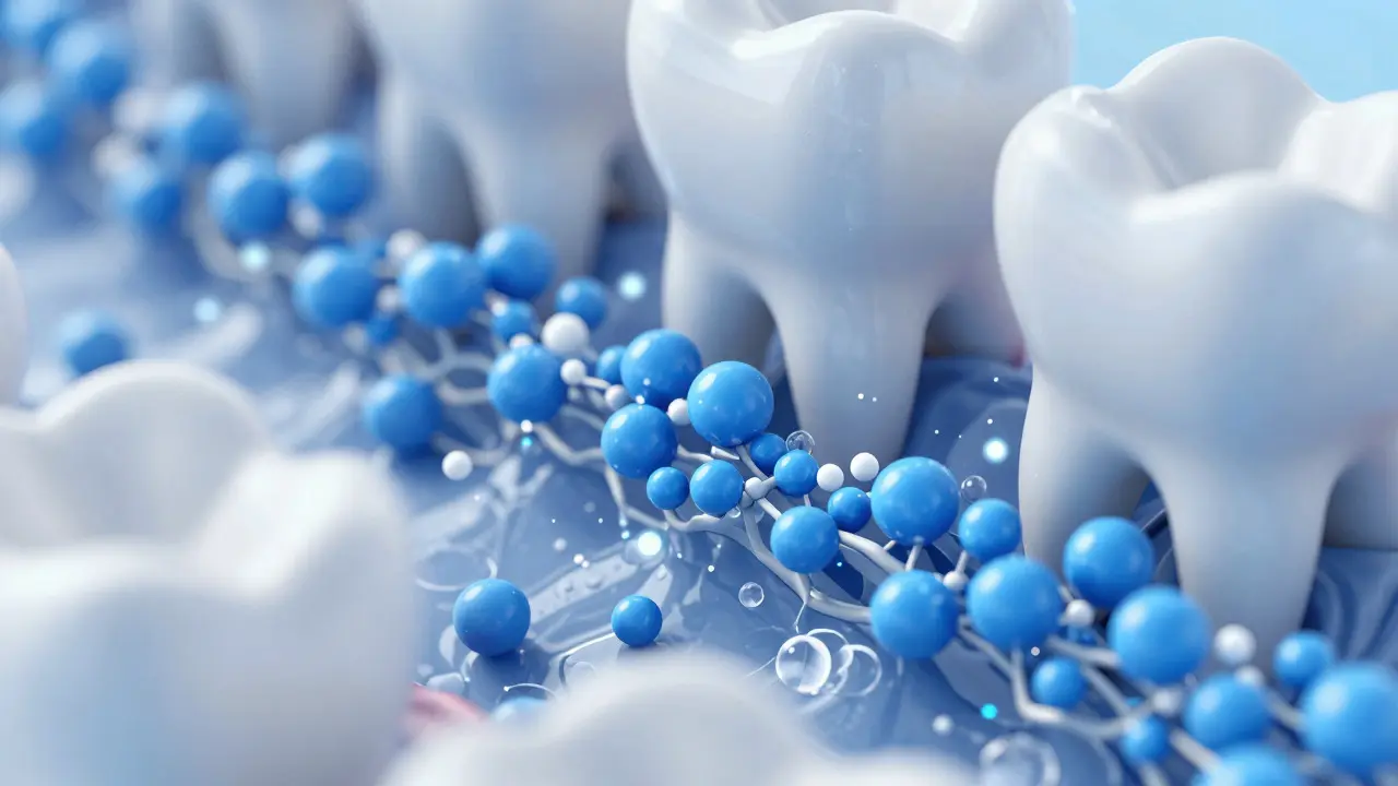 3D vizualizace procesu remineralizace skloviny fluoridem