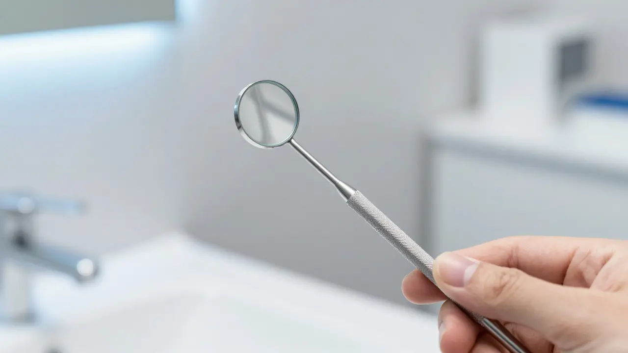 Dentální zrcátko: Jak ho používat pro kontrolu stavu zubních abscesů