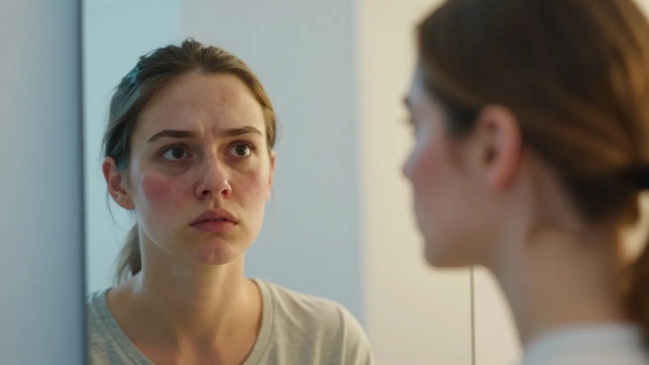 Konceptuální umění zobrazující psychologický aspekt rekonvalescence